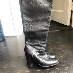 Chloé Leather Knee-High Boots